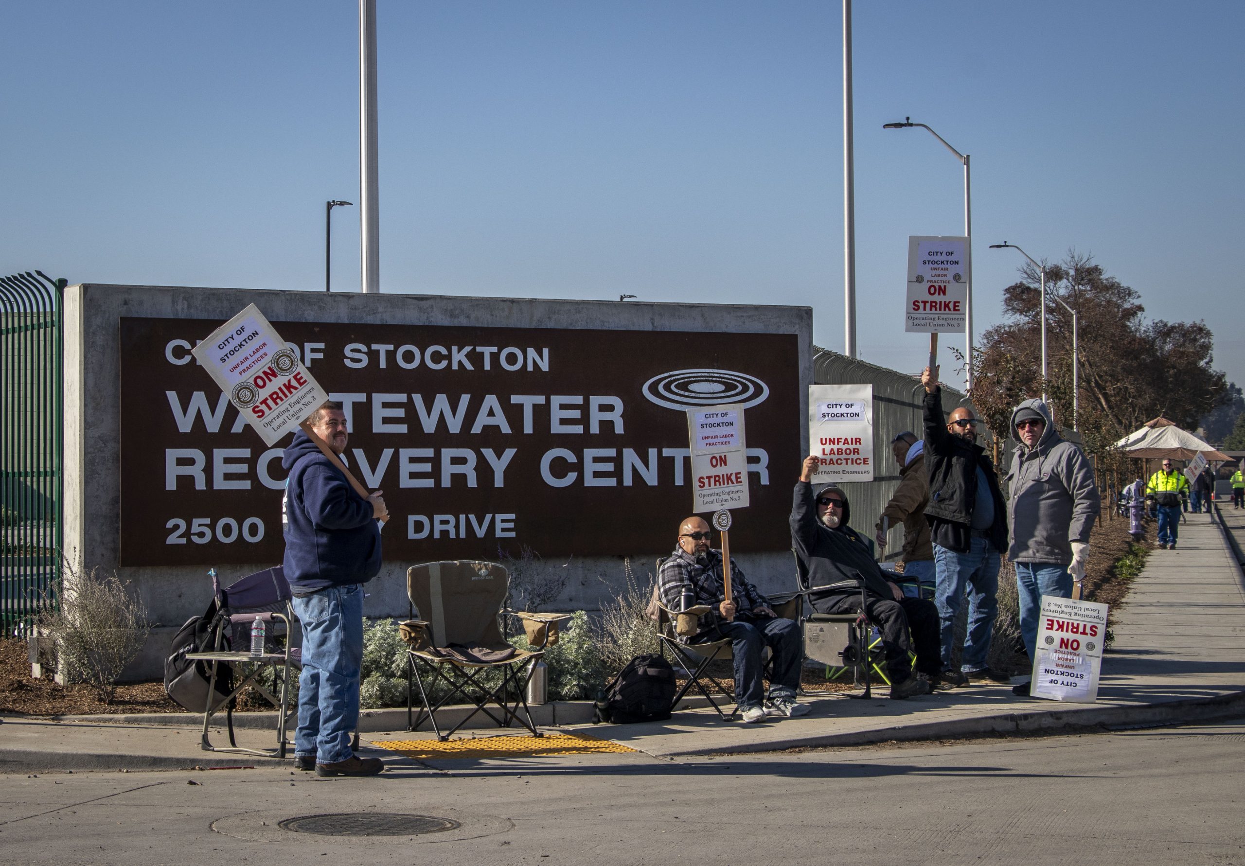 ‘Learn from the past’: City utility workers in Stockton strike against ...