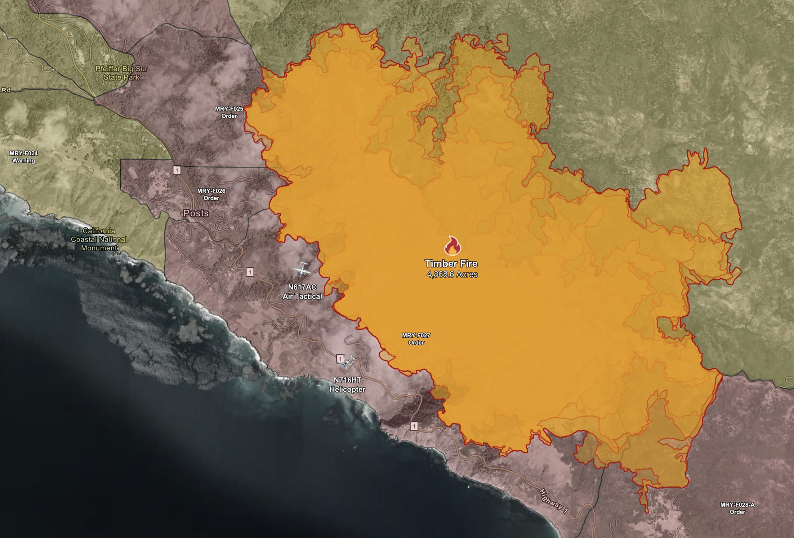 Timber Fire swells to over 5,000 acres at 17% containment - Local News Matters